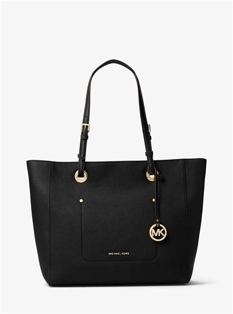 michael kors tote saffiano|michael kors saffiano bag black.